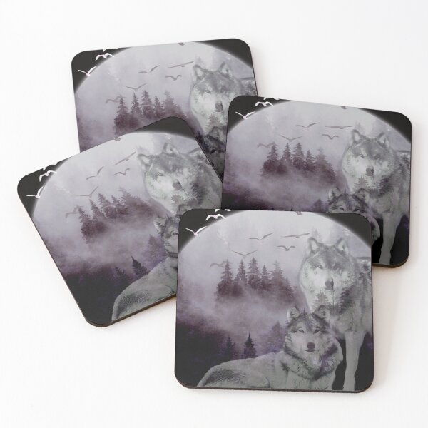Item preview, Wolfs life in forest II designed and sold by BIEZAART.
