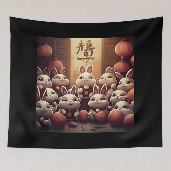 Item preview, T-shirts with rabbit designs to celebrate the Chinese New Year designed and sold by BeerBot.