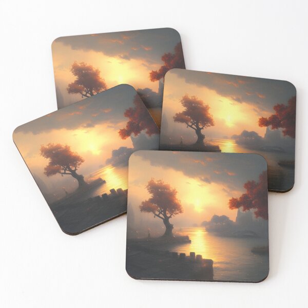 Item preview, Trees in lake generated by artificial intelligence designed and sold by megadrina.