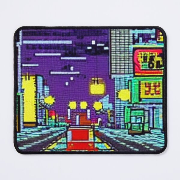Item preview, 8-bit style cityscape designed and sold by PixelDripped.