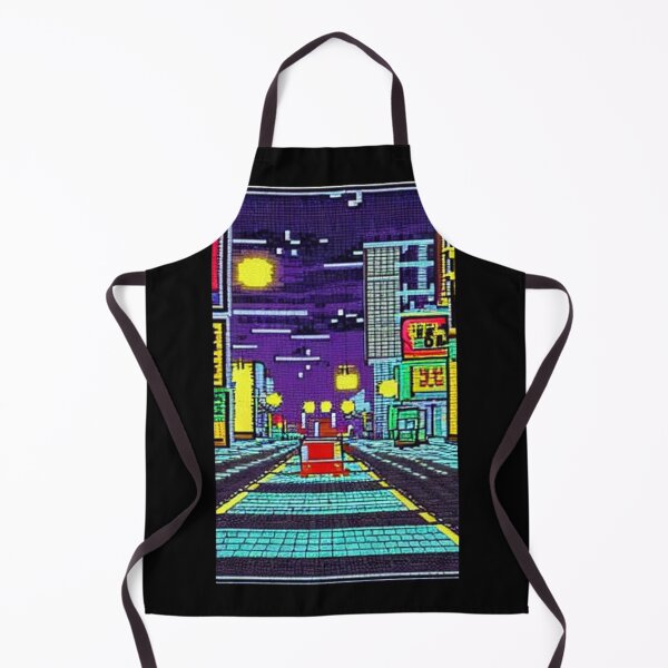 Item preview, 8-bit style cityscape designed and sold by PixelDripped.