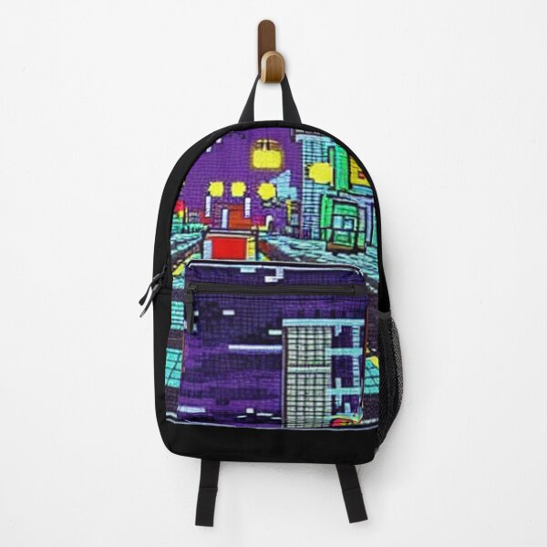 Item preview, 8-bit style cityscape designed and sold by PixelDripped.