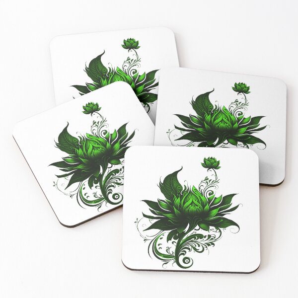 Item preview, Lotus Swirl- Green designed and sold by A-Artistries.