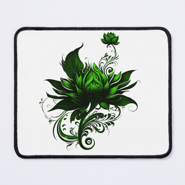 Item preview, Lotus Swirl- Green designed and sold by A-Artistries.