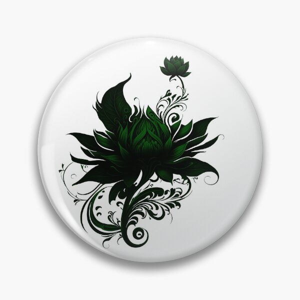 Item preview, Lotus Swirl- Hunter Green designed and sold by A-Artistries.