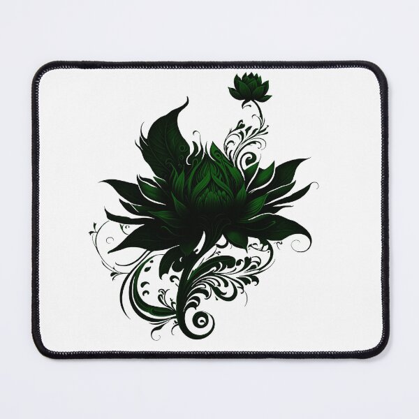 Item preview, Lotus Swirl- Hunter Green designed and sold by A-Artistries.