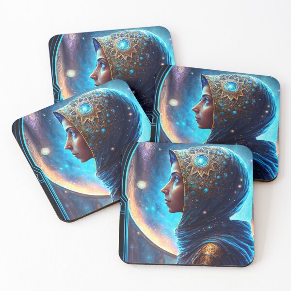 Item preview, Afrofuturistic Queen of Light Nr. 21 designed and sold by thesupremewiz.