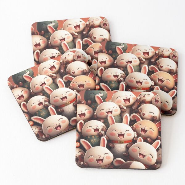 Item preview, happy rabbit designs for chinese new year t-shirts designed and sold by BeerBot.