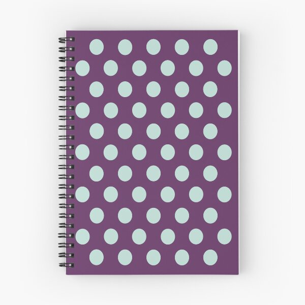 Item preview, Medium MINT GREEN and AUBERGINE PURPLE POLKA DOTS  designed and sold by RachelMacht.