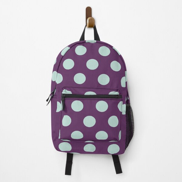 Item preview, Medium MINT GREEN and AUBERGINE PURPLE POLKA DOTS  designed and sold by RachelMacht.