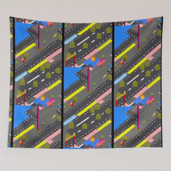 Item preview, 8-bit style cityscape designed and sold by PixelDripped.