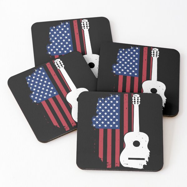 Item preview, USA flag guitar designed and sold by pirminio.