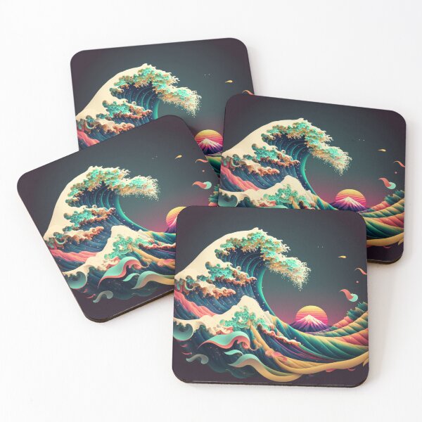 Item preview, The great wave | colorful | designed and sold by Sarvgya Verma.