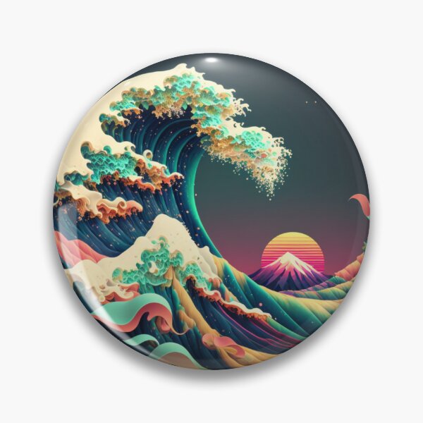 Item preview, The great wave | colorful | designed and sold by Sarvgya Verma.