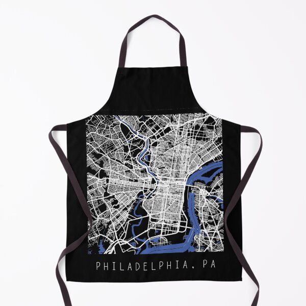 Item preview, Philadelphia Pennsylvania PA city map black and white designed and sold by gifts-ideas.