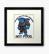 Bjj Shark Framed Print