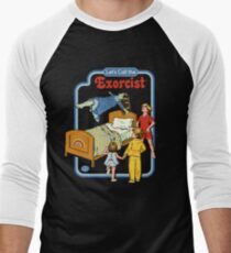 Camiseta ¾ bicolor para hombre Llamemos al exorcista