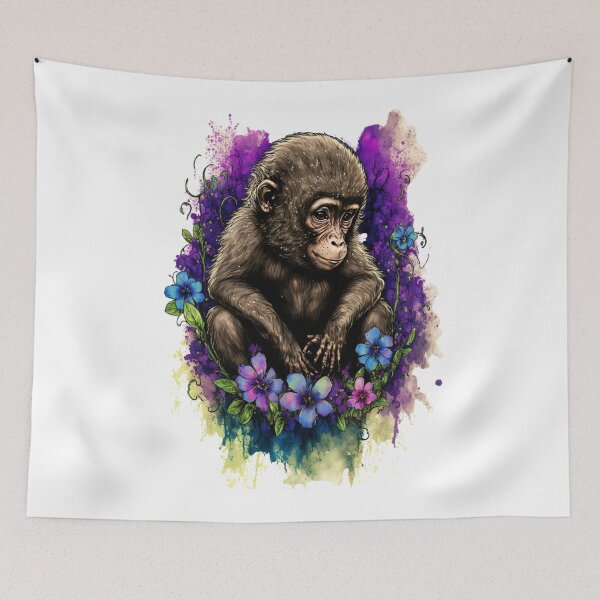 Item preview, Monkey Art-The New Monkey designed and sold by letsgetinspired.