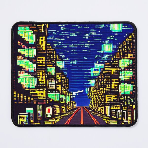 Item preview, 8-bit style cityscape designed and sold by PixelDripped.
