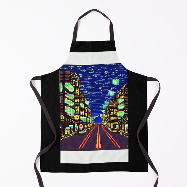 Item preview, 8-bit style cityscape designed and sold by PixelDripped.