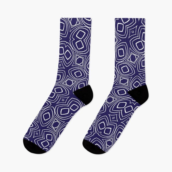 Item preview, Apple, Geometric / Abstract, Vector Shapes Overlayed In Blue, And White. designed and sold by I-Desire.