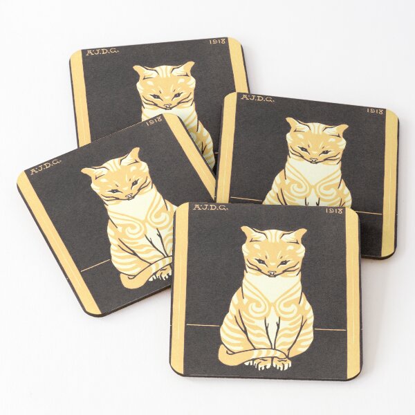 Item preview, Sitting Cat (1918). designed and sold by ToeTheArt.