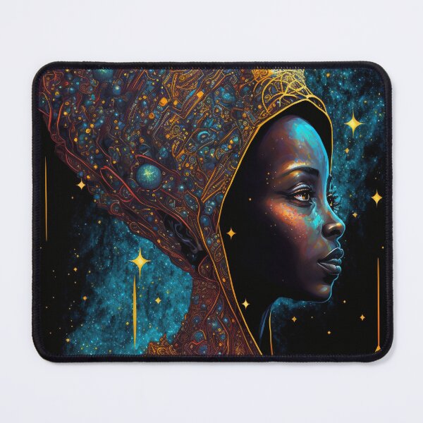 Item preview, Afrofuturistic Queen of Light Nr. 22 designed and sold by thesupremewiz.