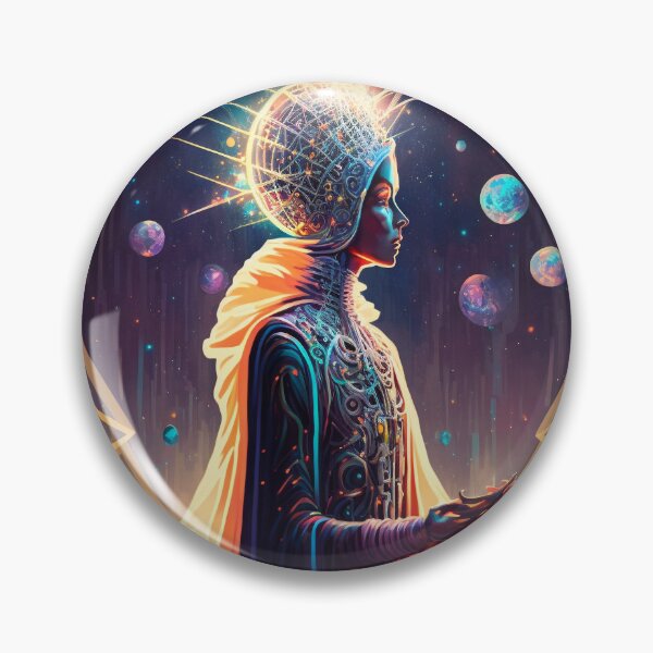 Item preview, Afrofuturistic Queen of Light Nr. 23 designed and sold by thesupremewiz.