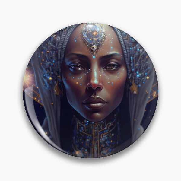 Item preview, Afrofuturistic Queen of Light Nr. 24 designed and sold by thesupremewiz.