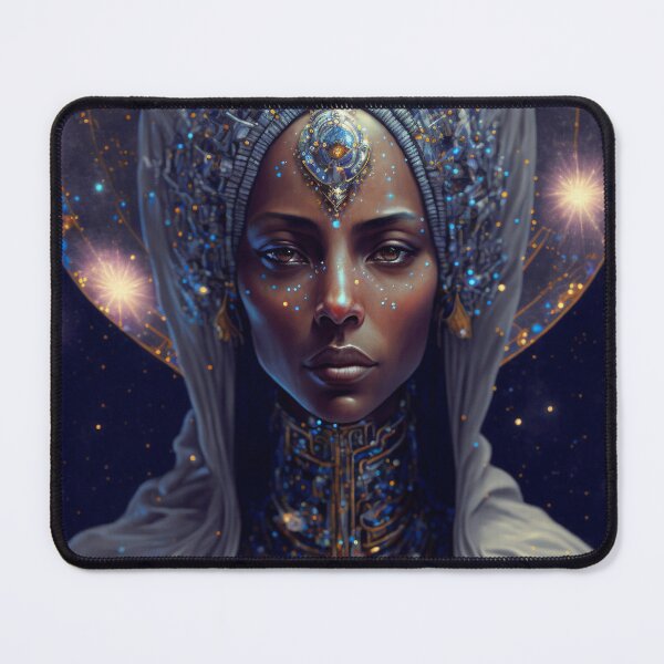 Item preview, Afrofuturistic Queen of Light Nr. 24 designed and sold by thesupremewiz.
