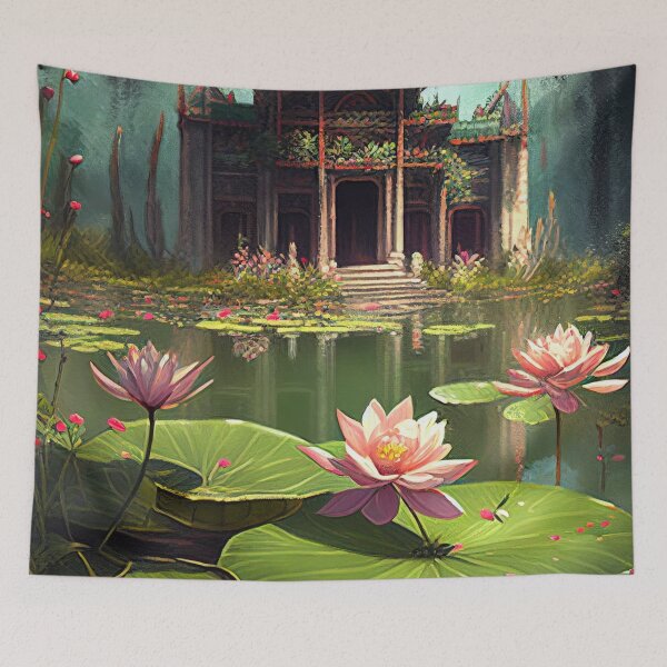 Item preview, Landscape Japanese Ukiyoe Design | Asian style designed and sold by iMasterHox.