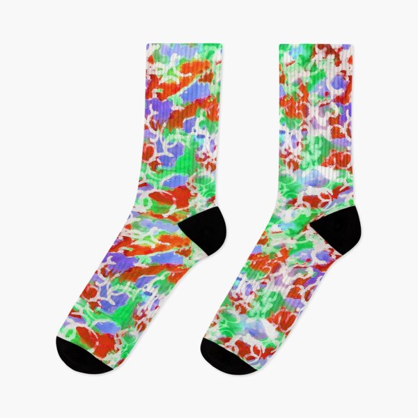 Item preview, Abstract ink flowers designed and sold by Alessandro Remo Mazzoni Remotextiles.