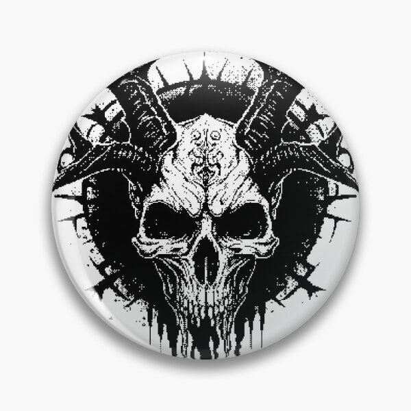 Item preview, Gothic Goatman Skull designed and sold by Qrisio.