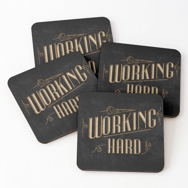 Item preview, WORKING HARD designed and sold by 2brothersgoods.