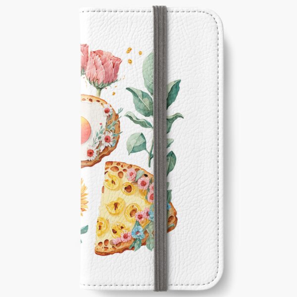 Mediterranean Breakfast Watecolor iPhone Wallet