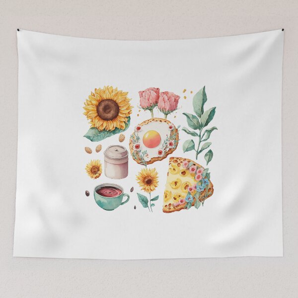 Item preview, Mediterranean Breakfast Watecolor designed and sold by Alice Monber’s Illustration.