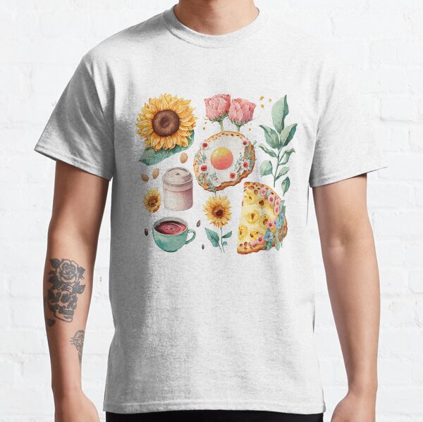 Mediterranean Breakfast Watecolor Classic T-Shirt