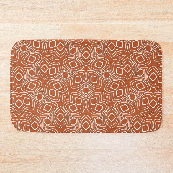 Item preview, Apple, Geometric / Abstract, Vector Shapes Overlayed In Ginger, And White. designed and sold by I-Desire.