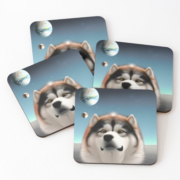 Item preview, A Galactic Alaskan Malamute design. designed and sold by Doggymadness.