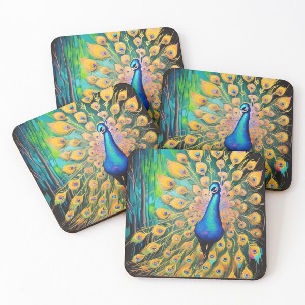 Item preview, Dancing in the Forest - Peacock Paradise designed and sold by WBP Mart.