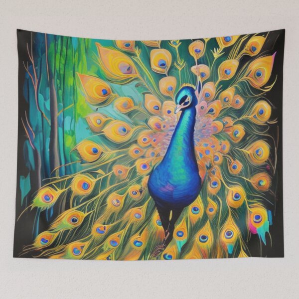 Item preview, Dancing in the Forest - Peacock Paradise designed and sold by WBP Mart.