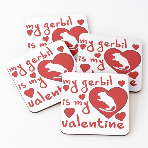 Item preview, My gerbil is my valentine designed and sold by Becky-Marie.