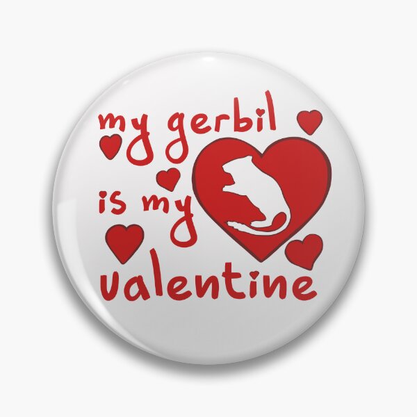 Item preview, My gerbil is my valentine designed and sold by Becky-Marie.