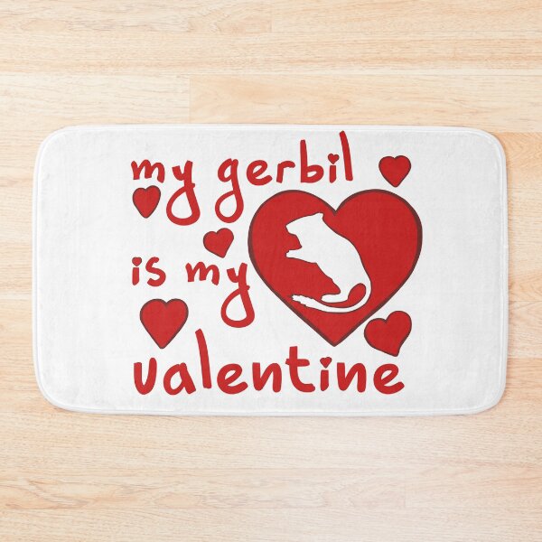 Item preview, My gerbil is my valentine designed and sold by Becky-Marie.