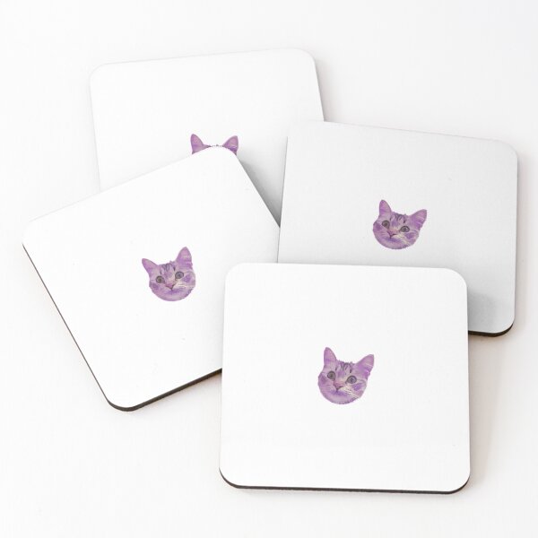 Item preview, Surprised Pink Cat  designed and sold by swirlily.