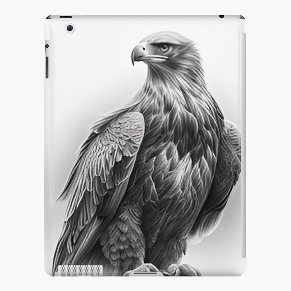 The Art House Eagle Pencil Drawing Print-472 : Amazon.in: Home & Kitchen