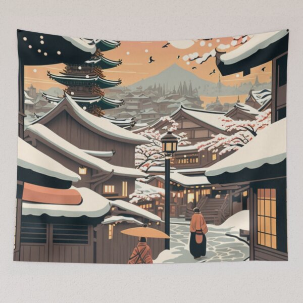 Artikelvorschau, City Japanese Ukiyoe Design | Asiatischer Stil entworfen und verkauft von iMasterHox.
