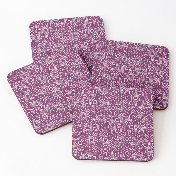 Item preview, Apple, Geometric / Abstract, Vector Shapes Overlayed In Magenta, And White. designed and sold by I-Desire.