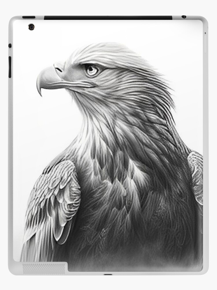 Poster eagle pencil drawing line art - PIXERS.HK