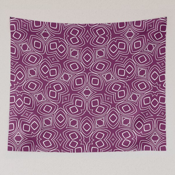 Item preview, Apple, Geometric / Abstract, Vector Shapes Overlayed In Magenta, And White. designed and sold by I-Desire.